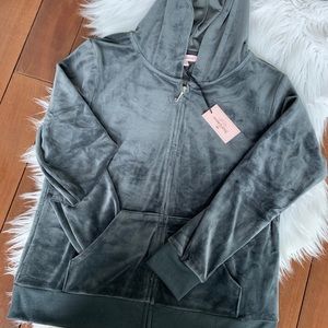 NWT Juicy Couture embellished hoddie jacket
